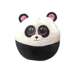 Ty Squish-A-Boo Plush Bamboo Panda Bear No Tag Some Color Fading By Ears See Pic